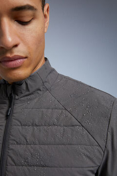 Springfield Technical quilted jacket grey mix