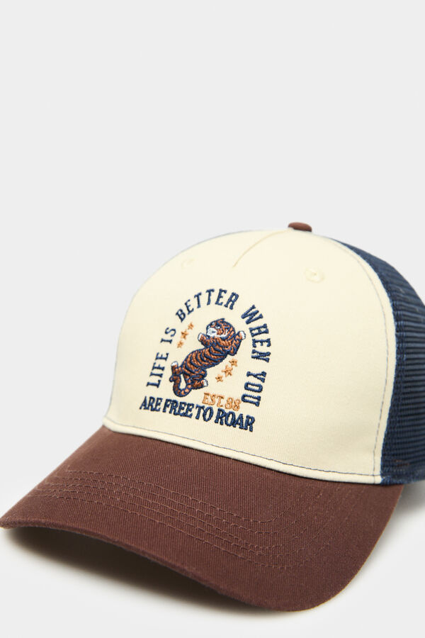 Springfield Tiger-Trucker-Kappe blau