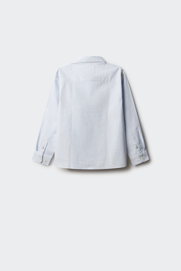 Springfield Kids Boy's blue fine stripe shirt Plava