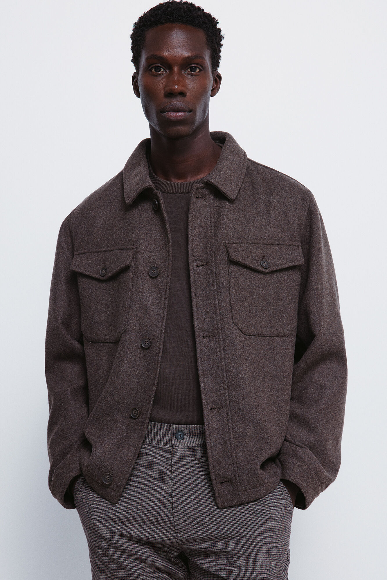 Springfield Wool -effect overshirt