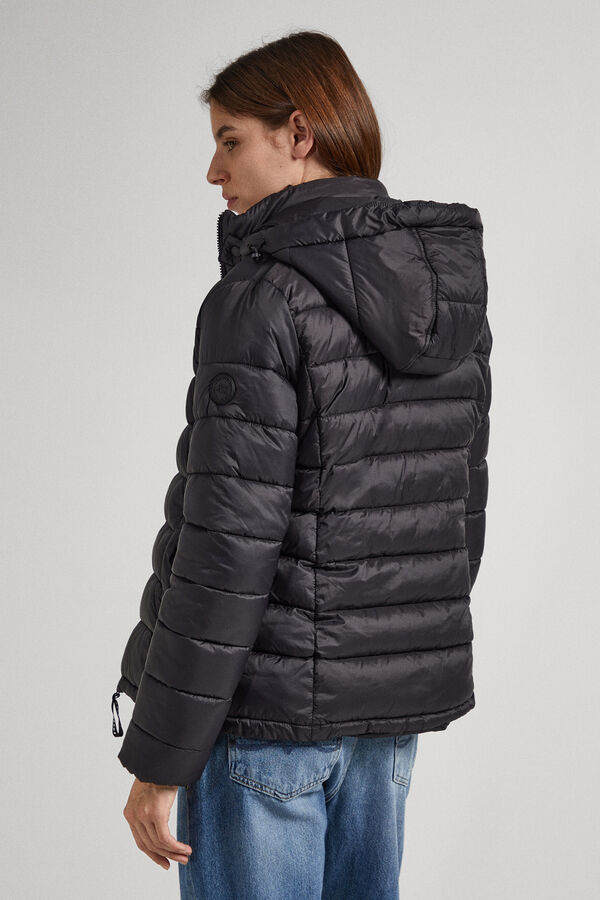 Springfield Quilted puffer jacket black