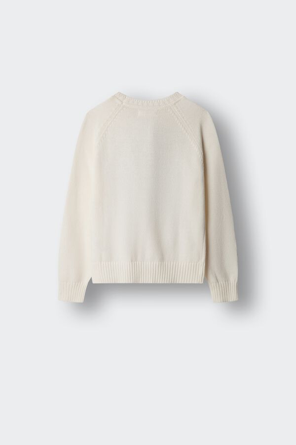 Springfield Kids Girl's dog jumper white