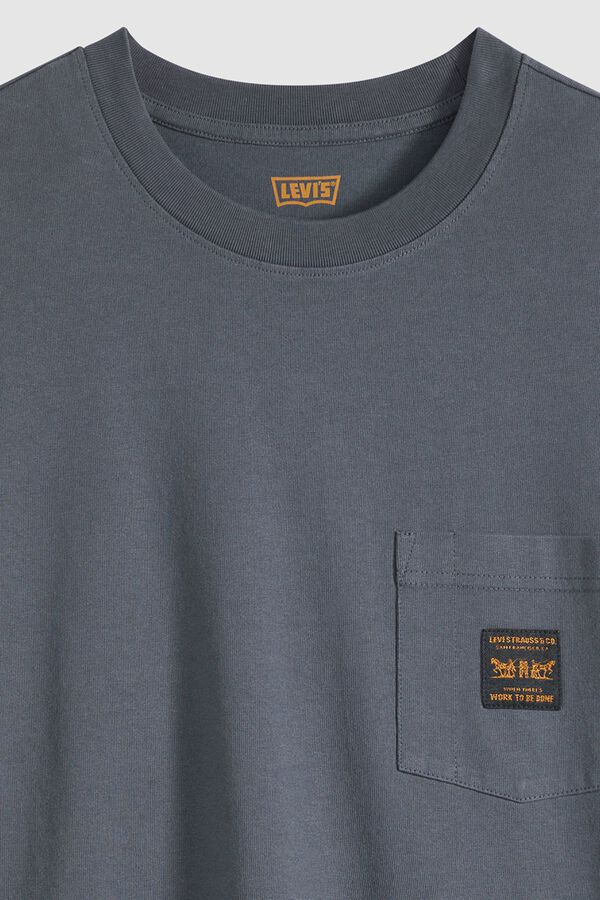 Levi's Short sleeve T-shirt with pocket grey
