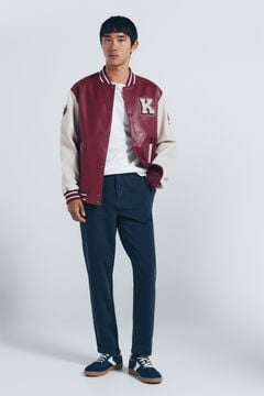 Springfield Slim fit comfort chinos blue