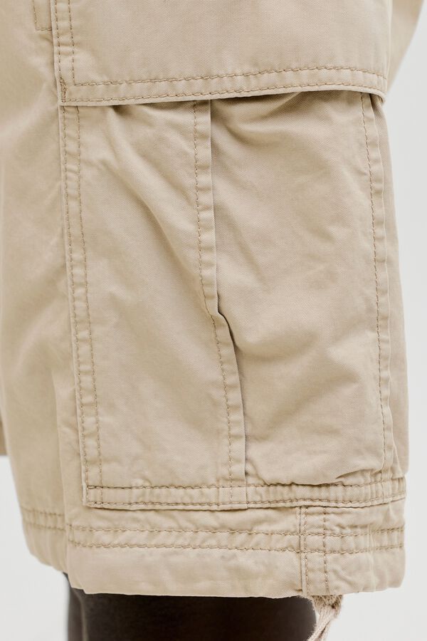Jack & Jones Relaxed fit cargo Bermuda shorts grey