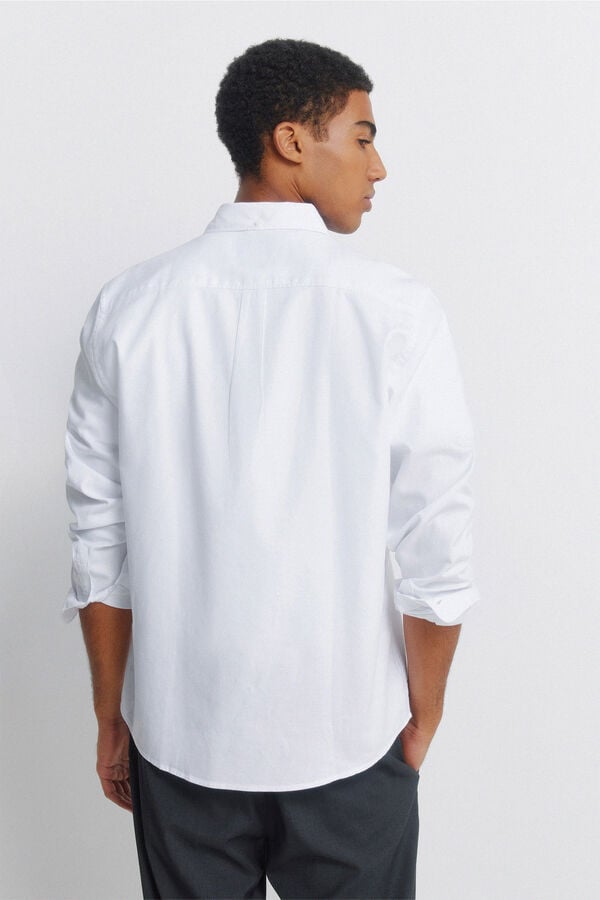 Springfield Camisa estructura blanco
