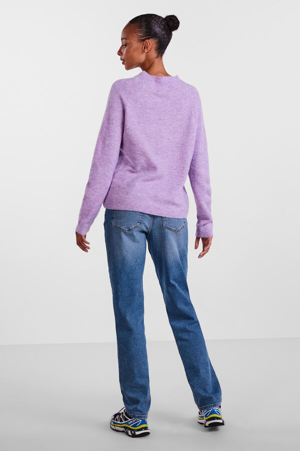 Springfield Jersey-knit jumper purple