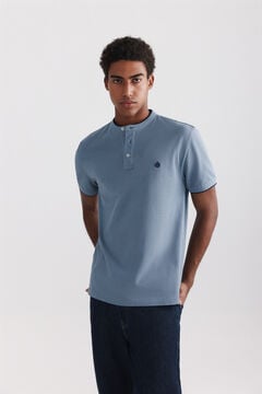 Springfield Polo em piqu&eacute; gola mao slim fit