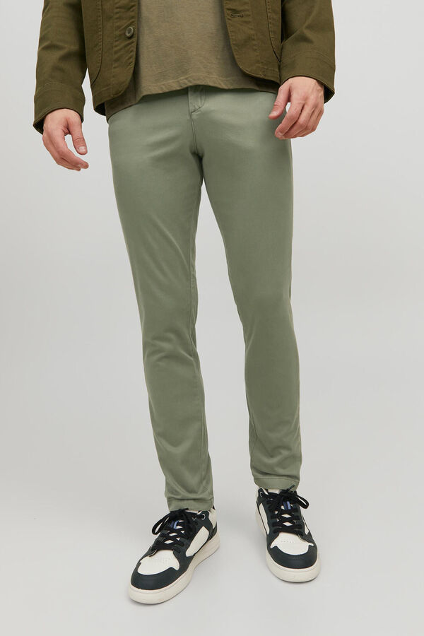 Jack & Jones Slim fit chinos green