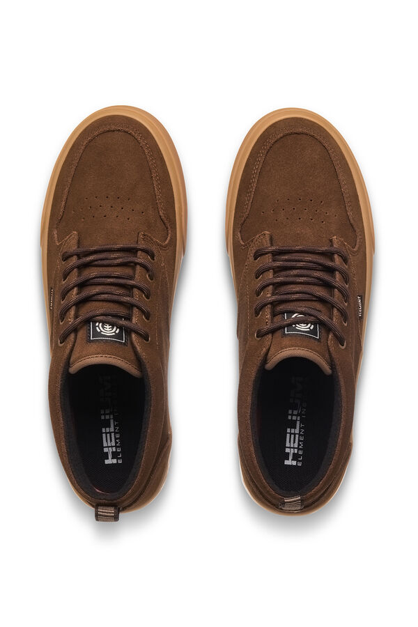 Element Water-resistant suede sneakers brown