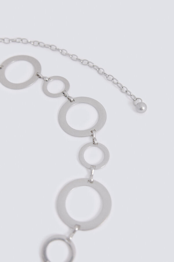 Springfield Ring chain belt grey