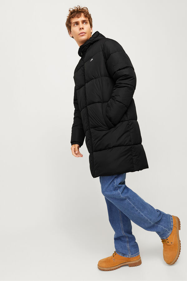 JJ REBEL Chaqueta puffer logo negro