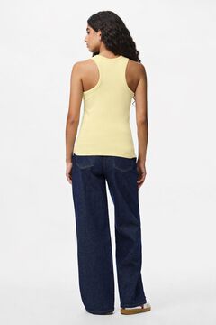 Pieces T-shirt b&aacute;sica tipo nadadora