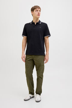 JJ REBEL Polo regular fit punto piqu&eacute;
