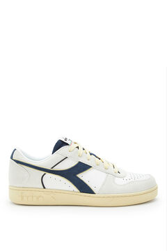 Springfield Magic Basket Low Suede Leather sneaker natural