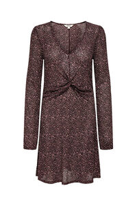 Only Vestido curto estampado