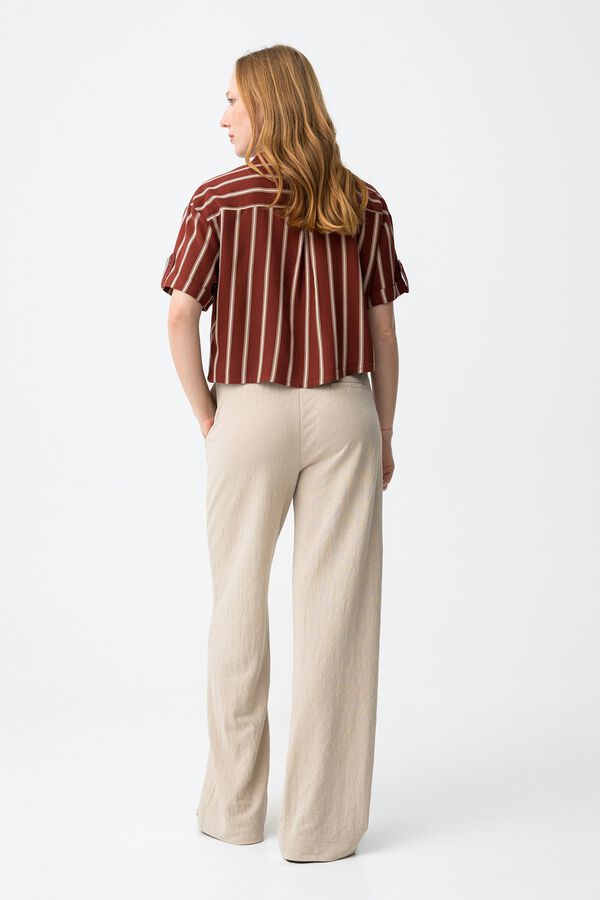 Tiffosi Pantalones anchos beige