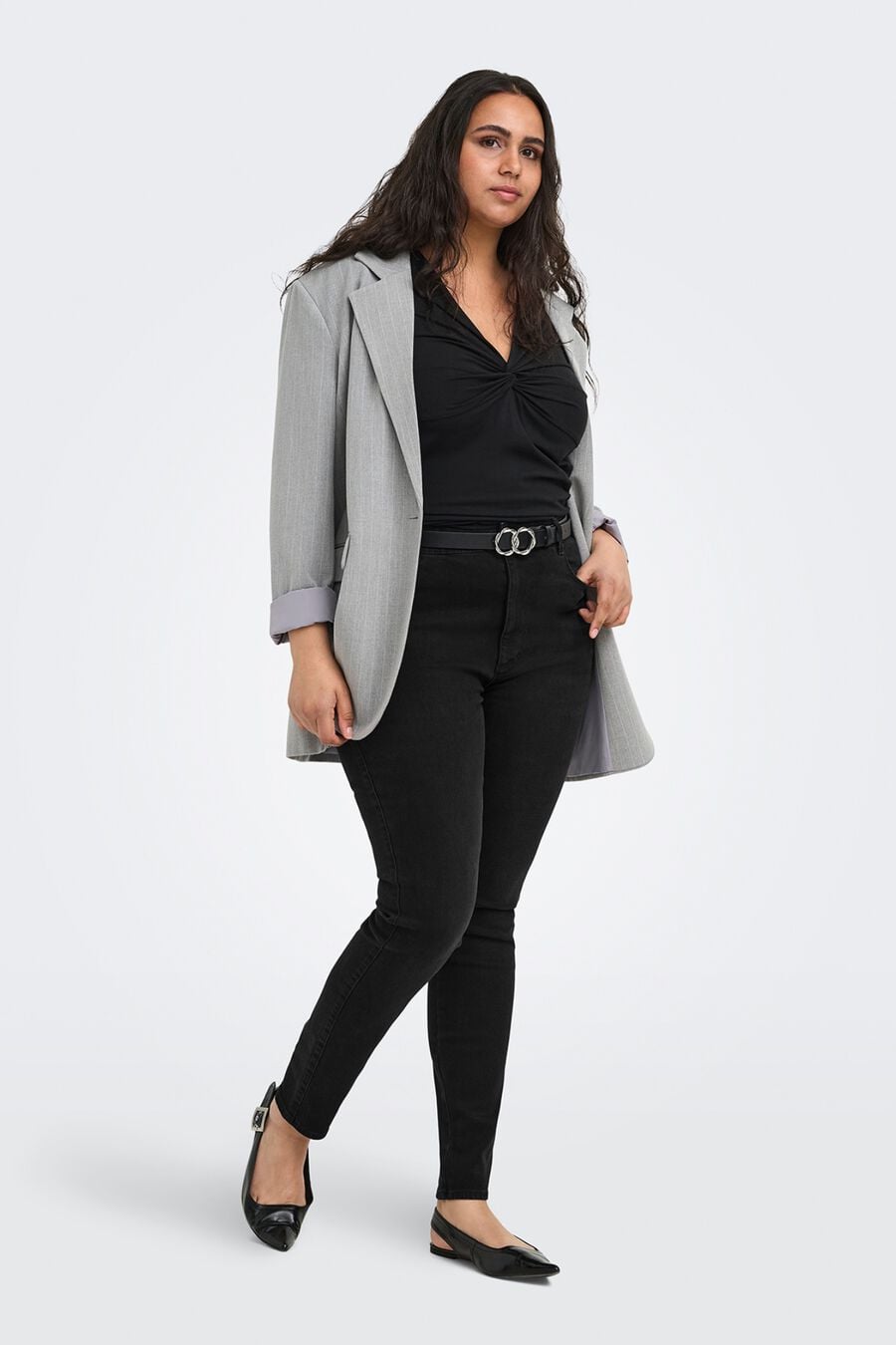 Jeans skinny talla grande