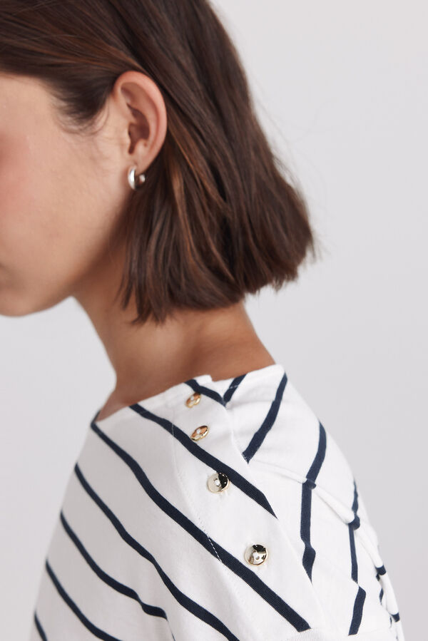 Springfield Cotton long sleeve T-shirt printed