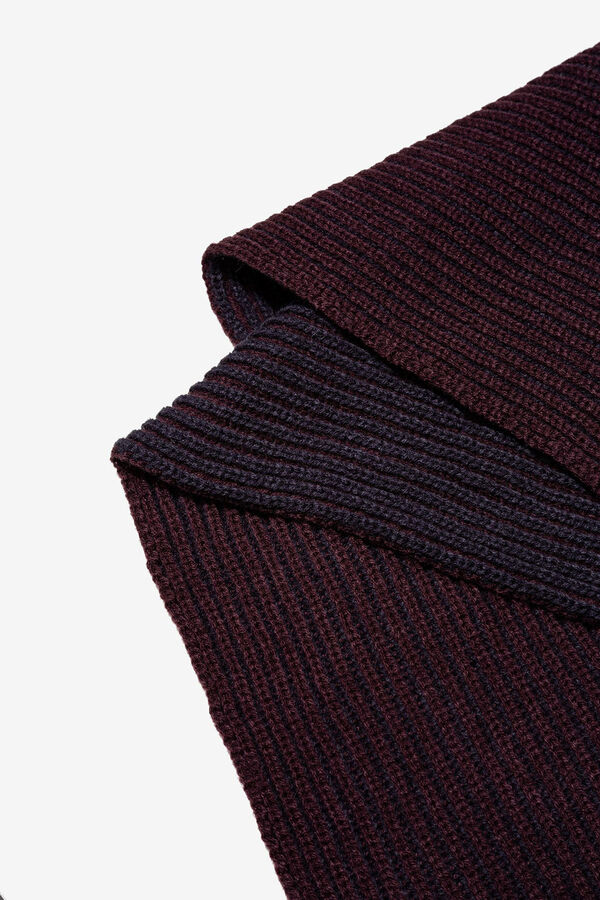 Tiffosi Cuello De Punto Bicolor Trenzado estampado