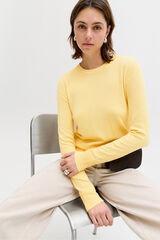 Jack & Jones Jersey punto slim fit amarillo