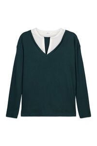 Springfield Long sleeve V-neck T-shirt