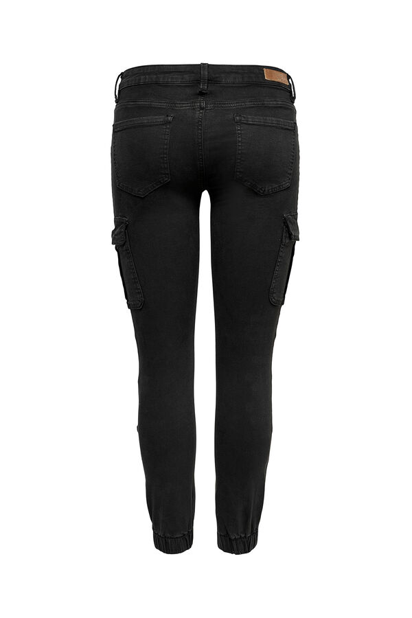 Only Cargohose Slim Fit Schwarz
