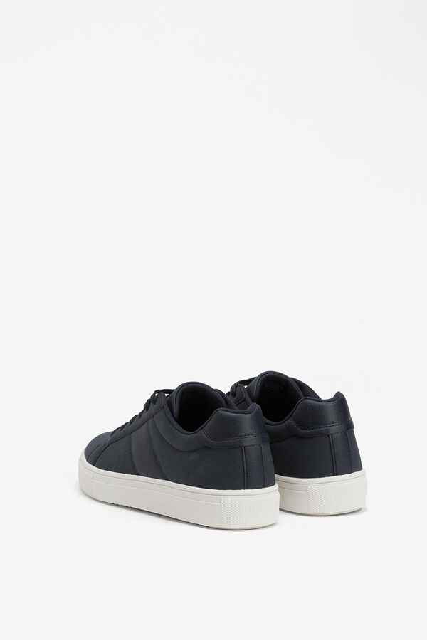 Springfield Faux leather trainers plava