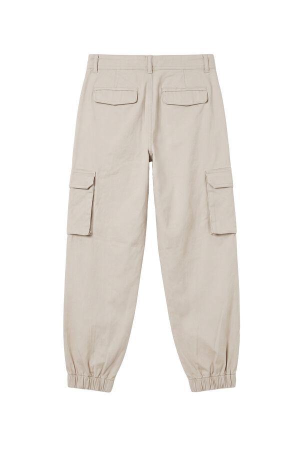 Balmohk Pantal&oacute;n cargo cuff beige