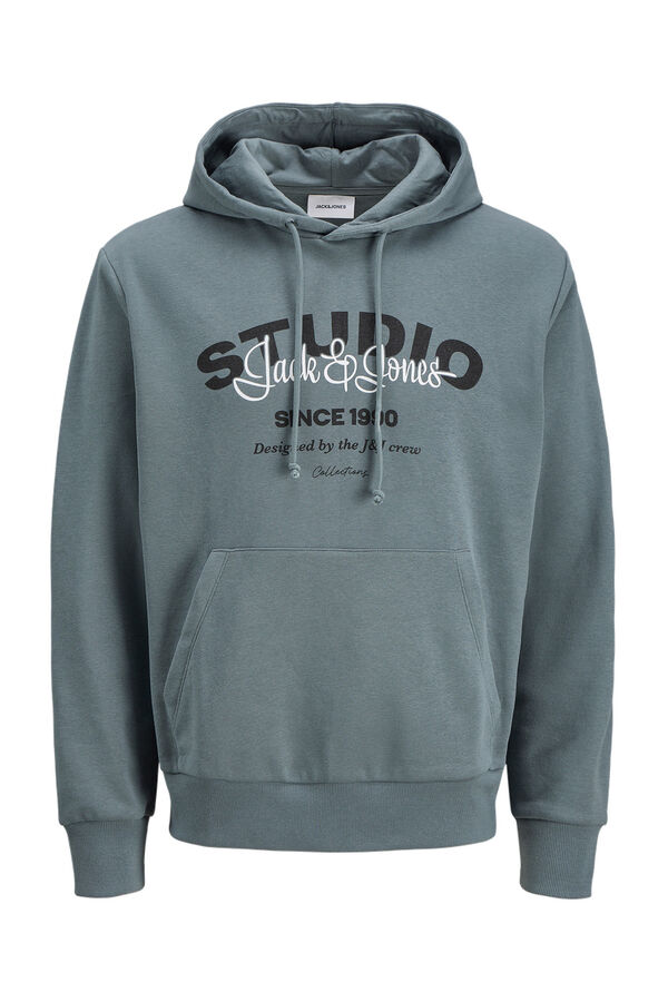 Jack & Jones Sudadera con capucha studio gris