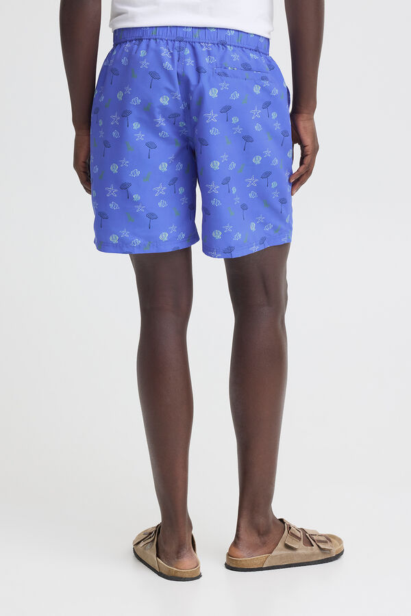 Blend Traje de ba&ntilde;o estampado azul