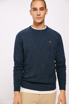 Springfield Jumper with embellished stripes navy