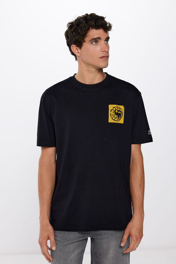 Springfield Camiseta Juego de Tronos negro