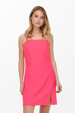 Springfield Strappy dress with linen pink