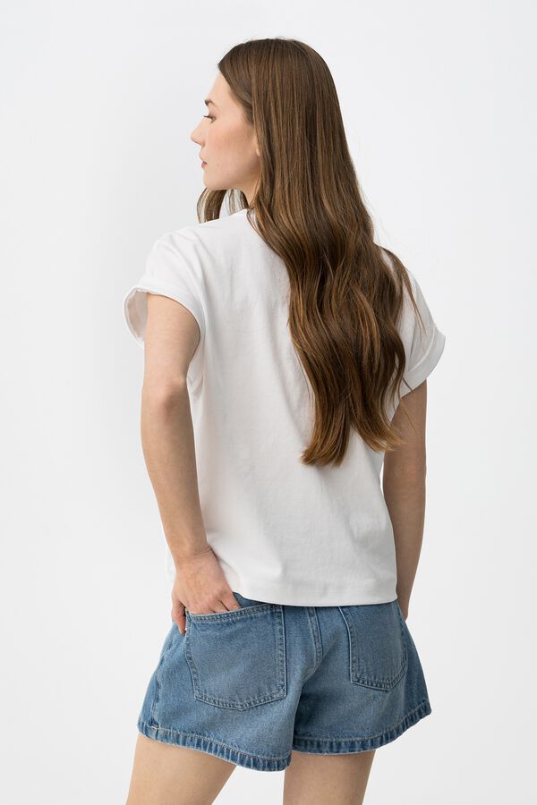 Tiffosi Short-sleeved T-shirt blanc