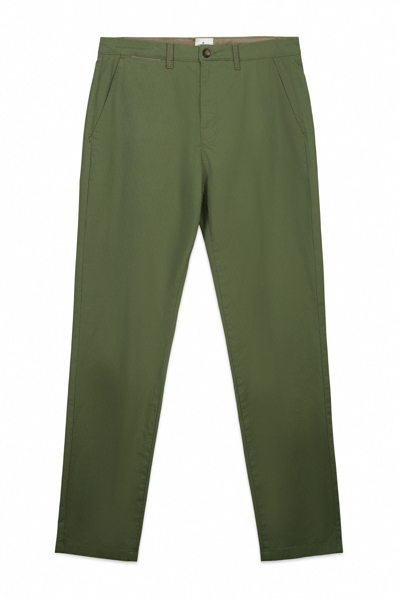 Springfield Micro-printed slim fit chinos