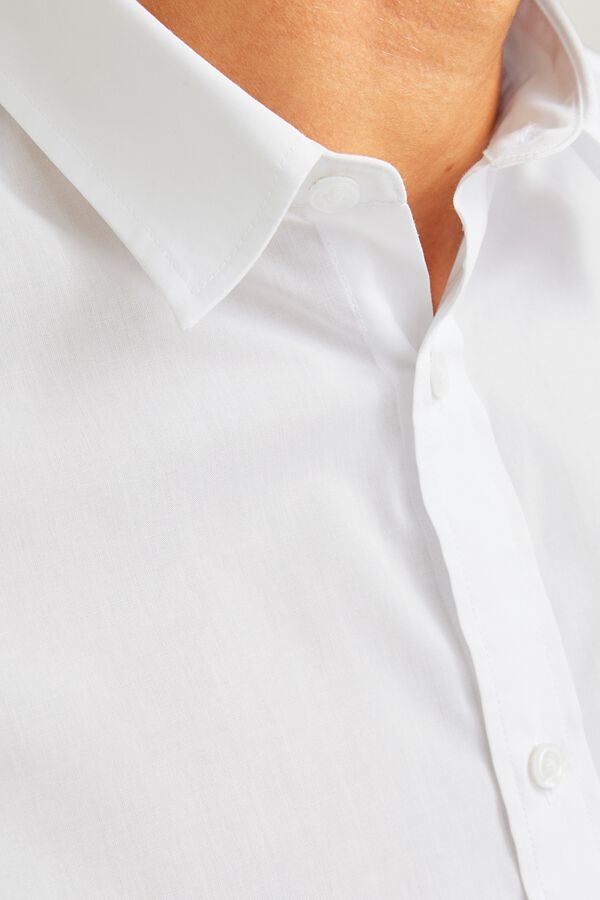 JJ REBEL Serge slim fit shirt white