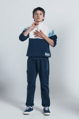 Springfield Kids Boy's cargo joggers Plava