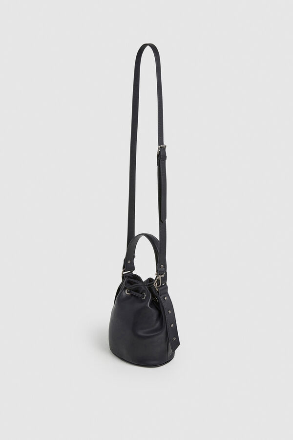Pepe Jeans Bolso Bucket Efecto Piel negro