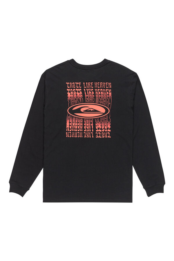 Quiksilver Ev Heaven Like - for men long sleeve T-Shirt Crna