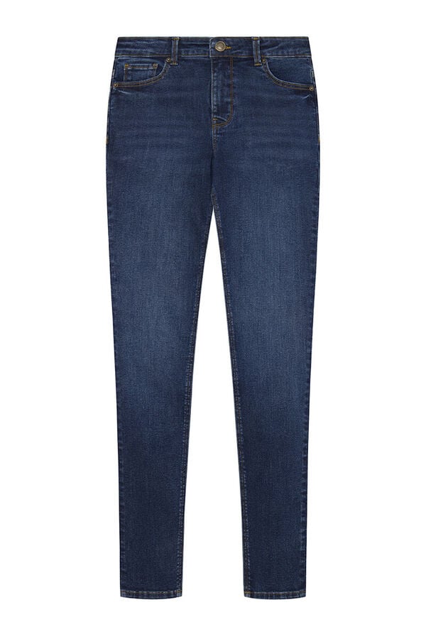 Springfield Jeans Push up Lavado Sostenible azul medio