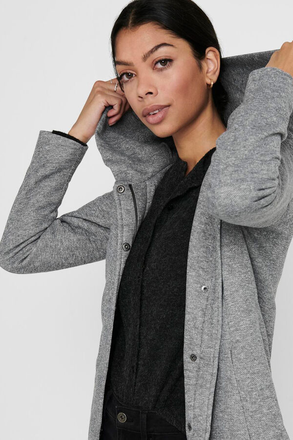 Only Midi - Mantel  Grau