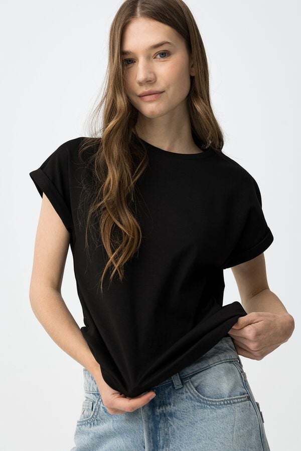 Tiffosi Short-sleeved T-shirt noir