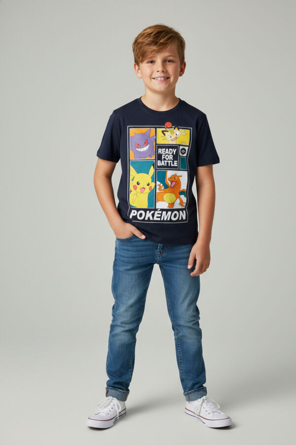 Name It Camiseta de Pokemon azul