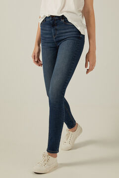 Springfield Sustainable wash sculpting jeans indigo blue