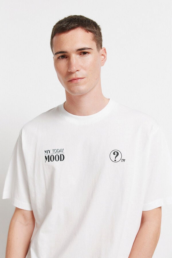 Springfield Today's mood T-shirt white