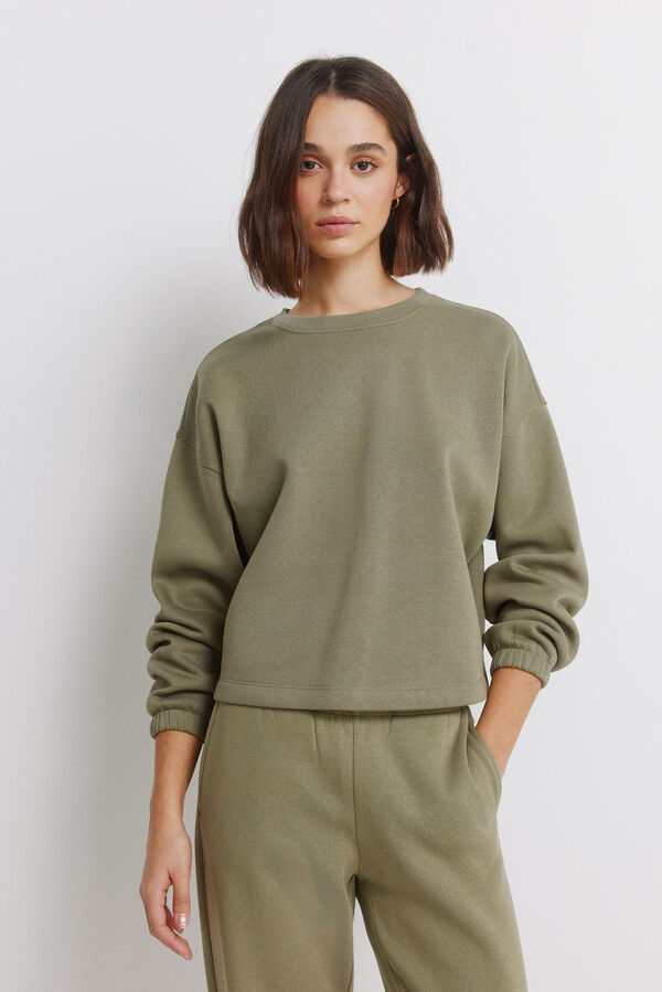 Springfield Plain sweatshirt beige