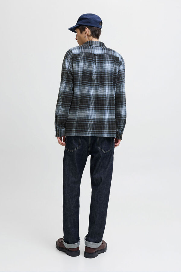 Jack & Jones Checkered overshirt Siva