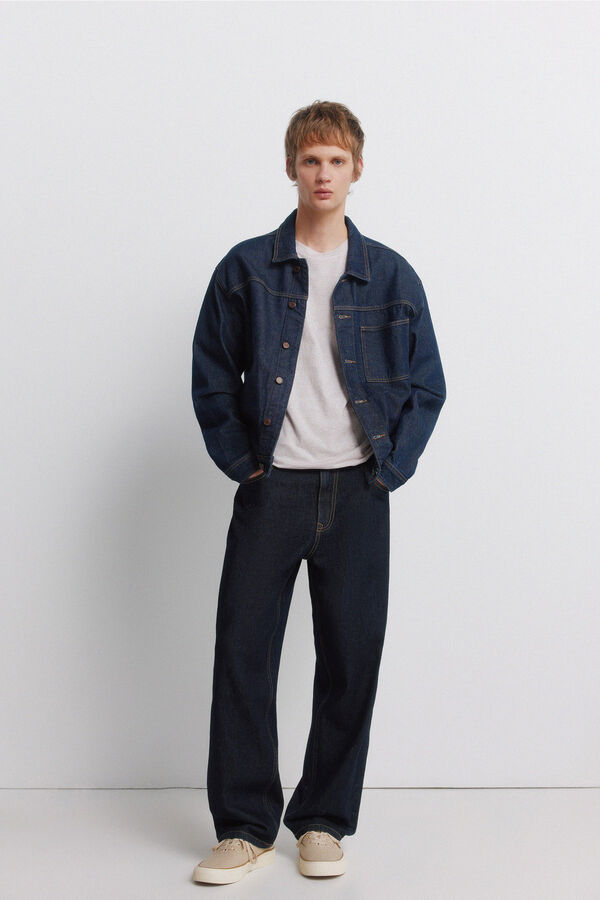 Springfield T-shirt micro rayure rouge