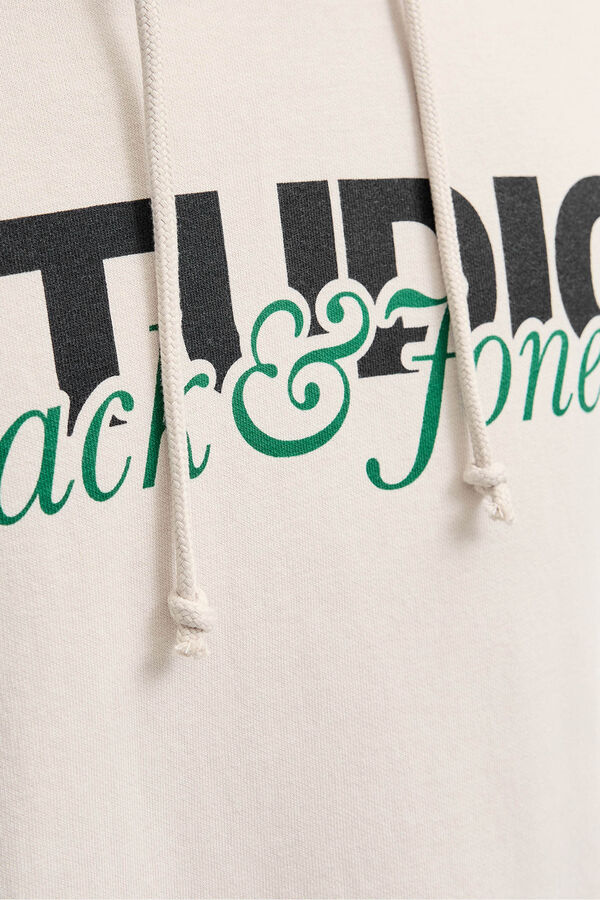 Jack & Jones Sudadera con capucha studio gris